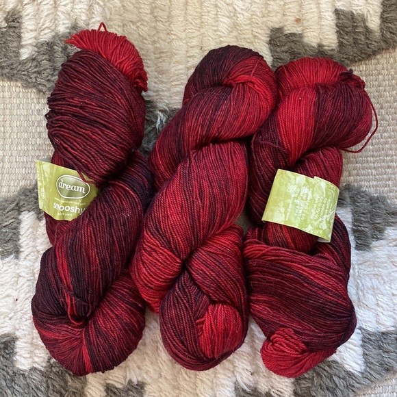 DREAM Smooshy Hand Painted 100% Australian Wool Sock Yarn - lot of 3 - Picture 2 of 4